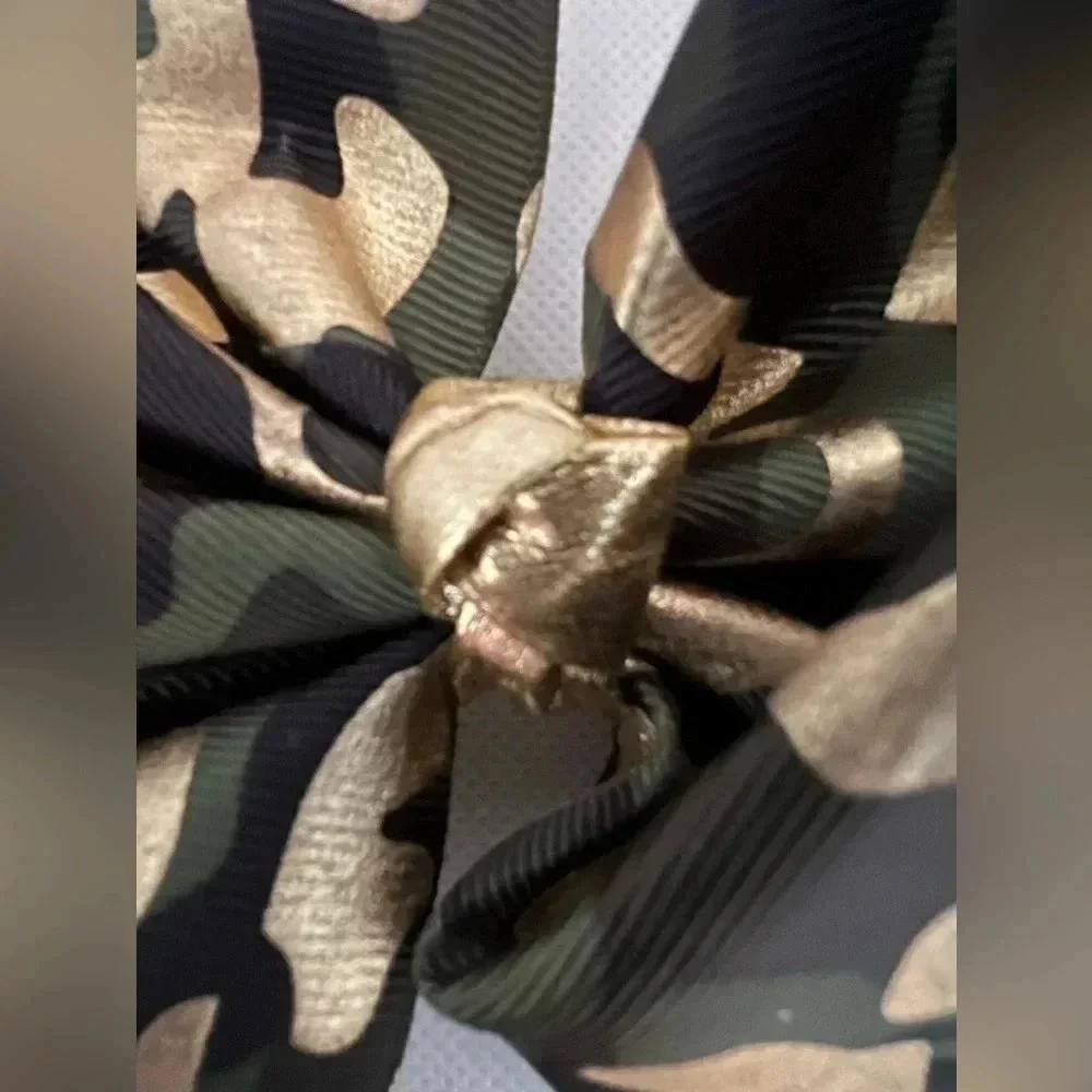 Camouflage- Camo little girls hair bow